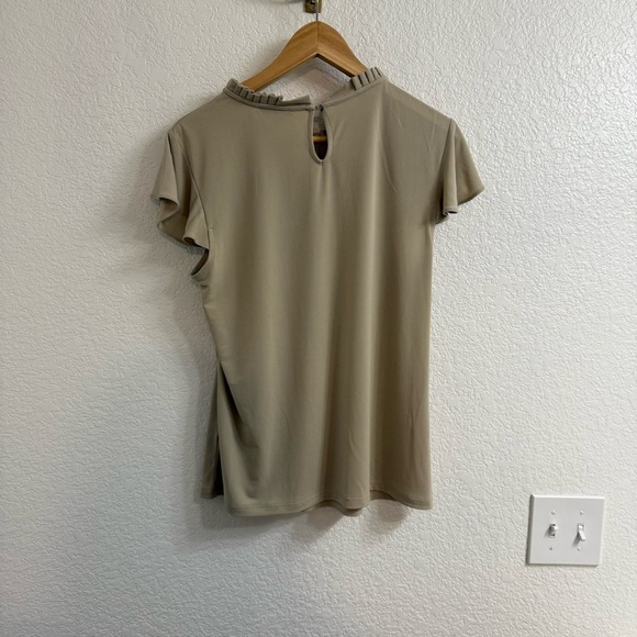 Calvin Klein Tan Blouse Size Large BNWT - Picture 2 of 4